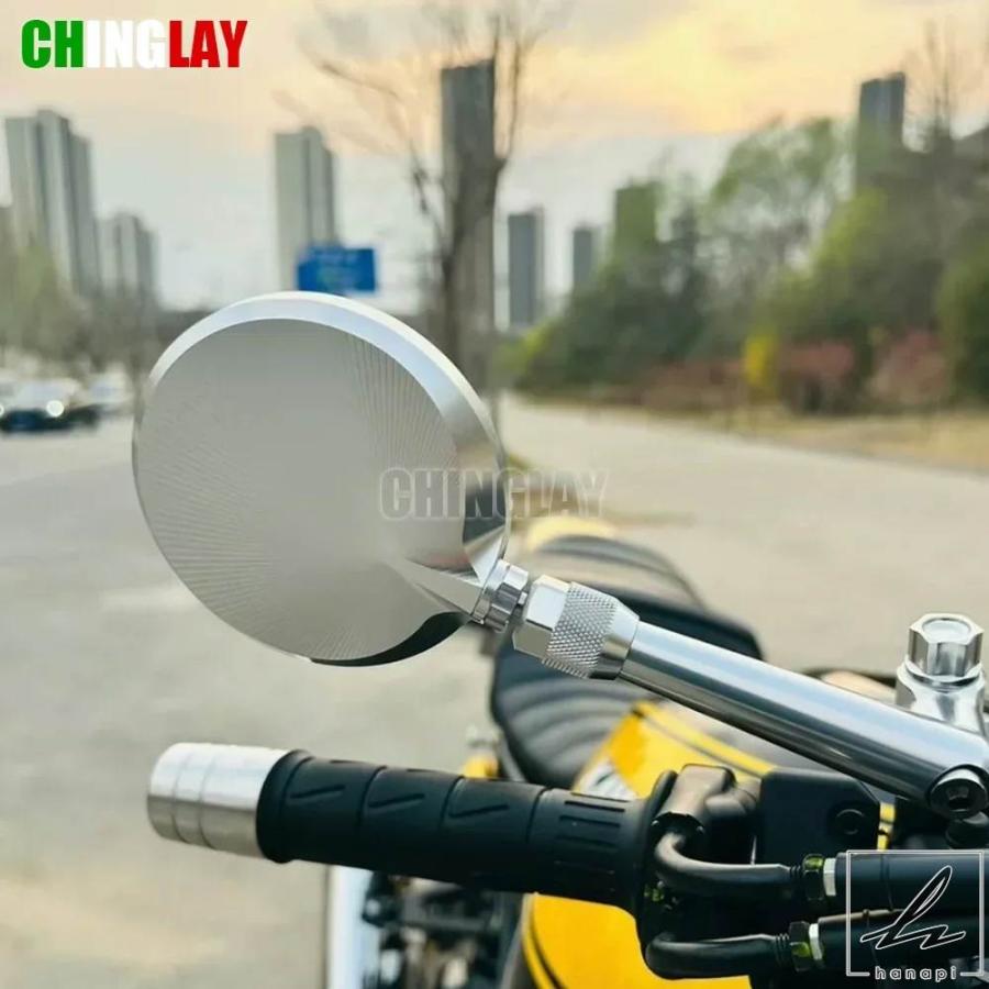 並行輸入品】 Z900RSレトロバックミラーはカワサキZ900RS Z650RS