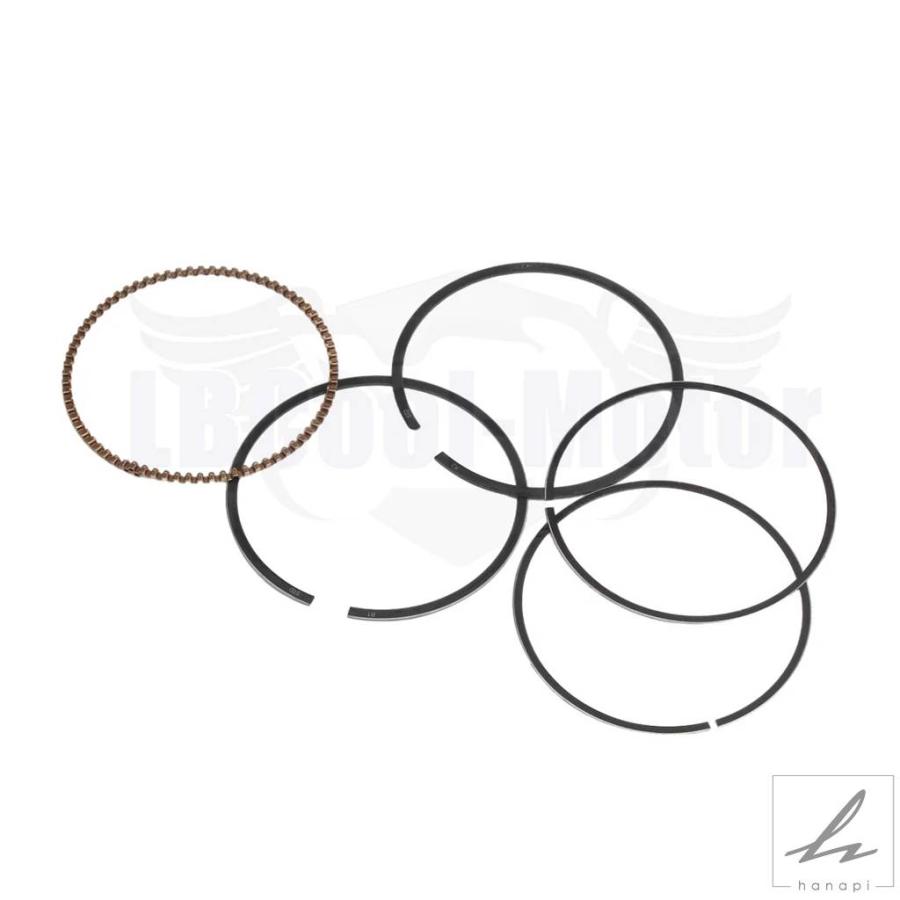 たび 76MM エンジン ピストン シリンダー リング クリップ セット