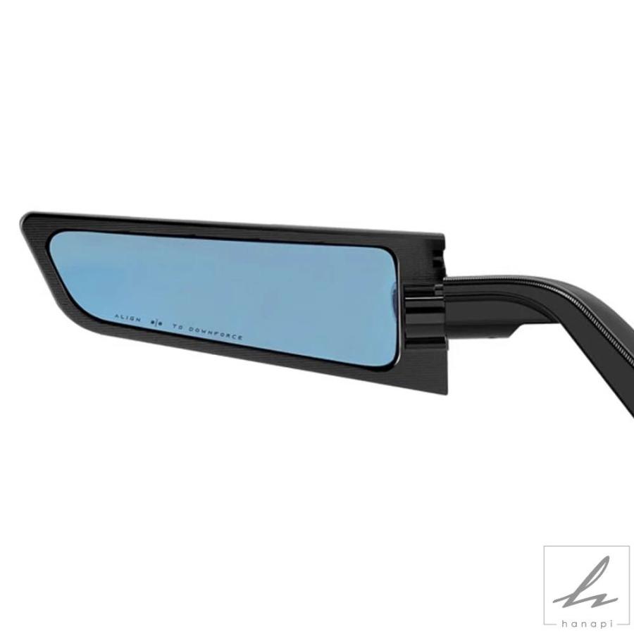 【日本製】キャスター付ミラー Amazon | バイク用ミラー 翼型「ステルス」ZX-6R (ZX636G`19-24