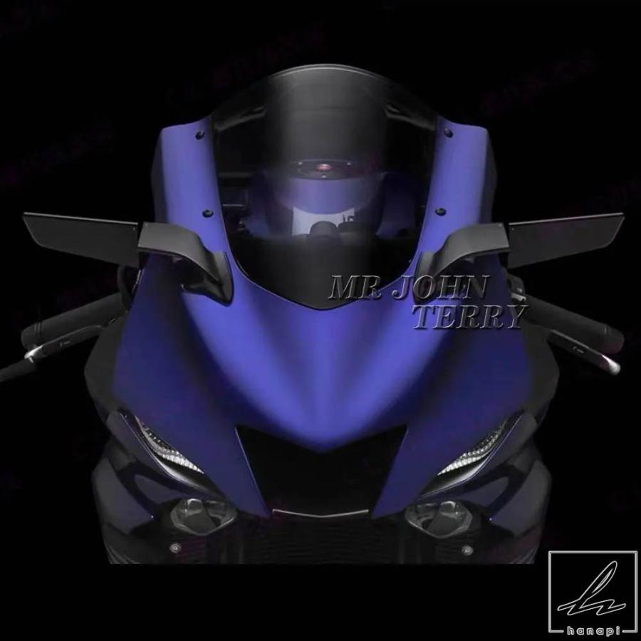 ヤマハ YZF R9 2025 YZF R9用 360°回転式 ブラック バックミラー