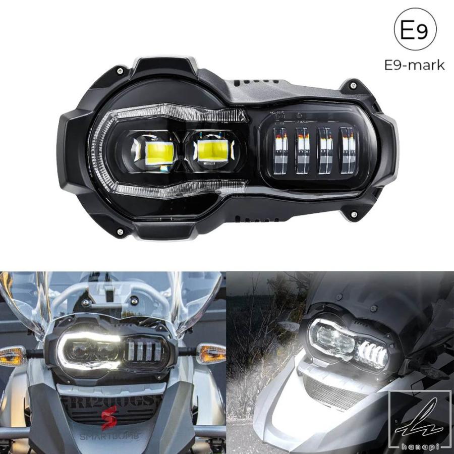 LEDヘッドライト LED ヘッドライトアセンブリ 用 R1200 GS 2005-2012 R