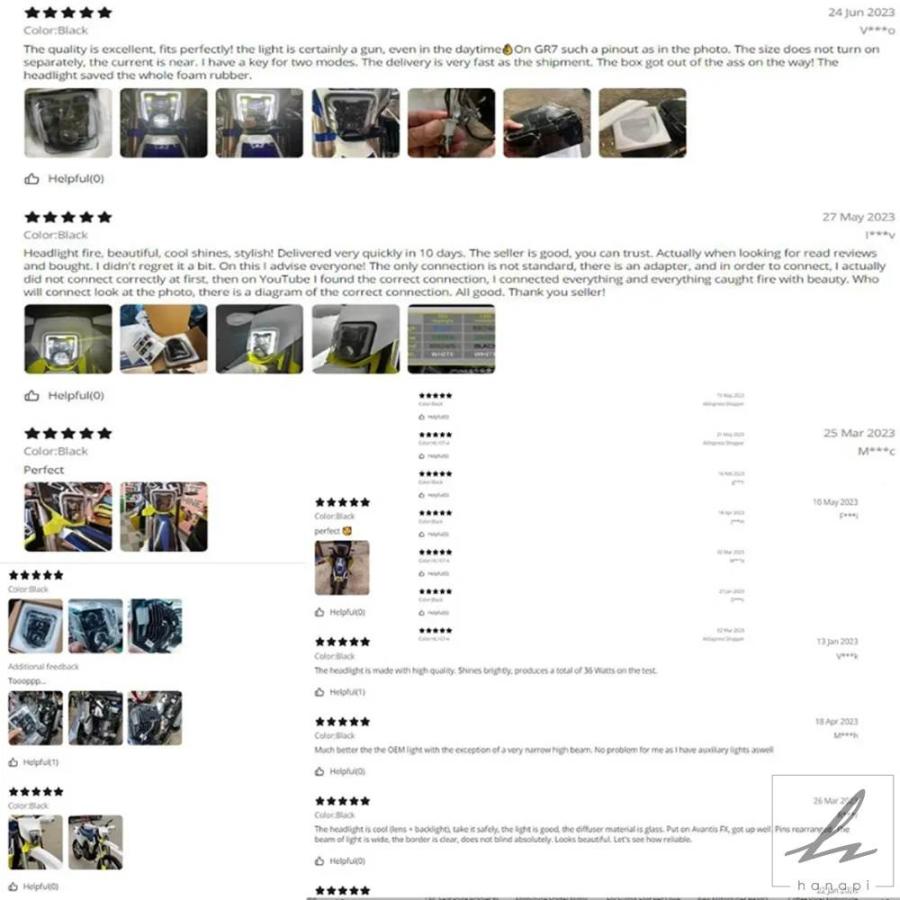 27日 12時まで あ 並行輸入品】 エンデューロバイク用ヘッドライト HUSQVARNA 701 LED