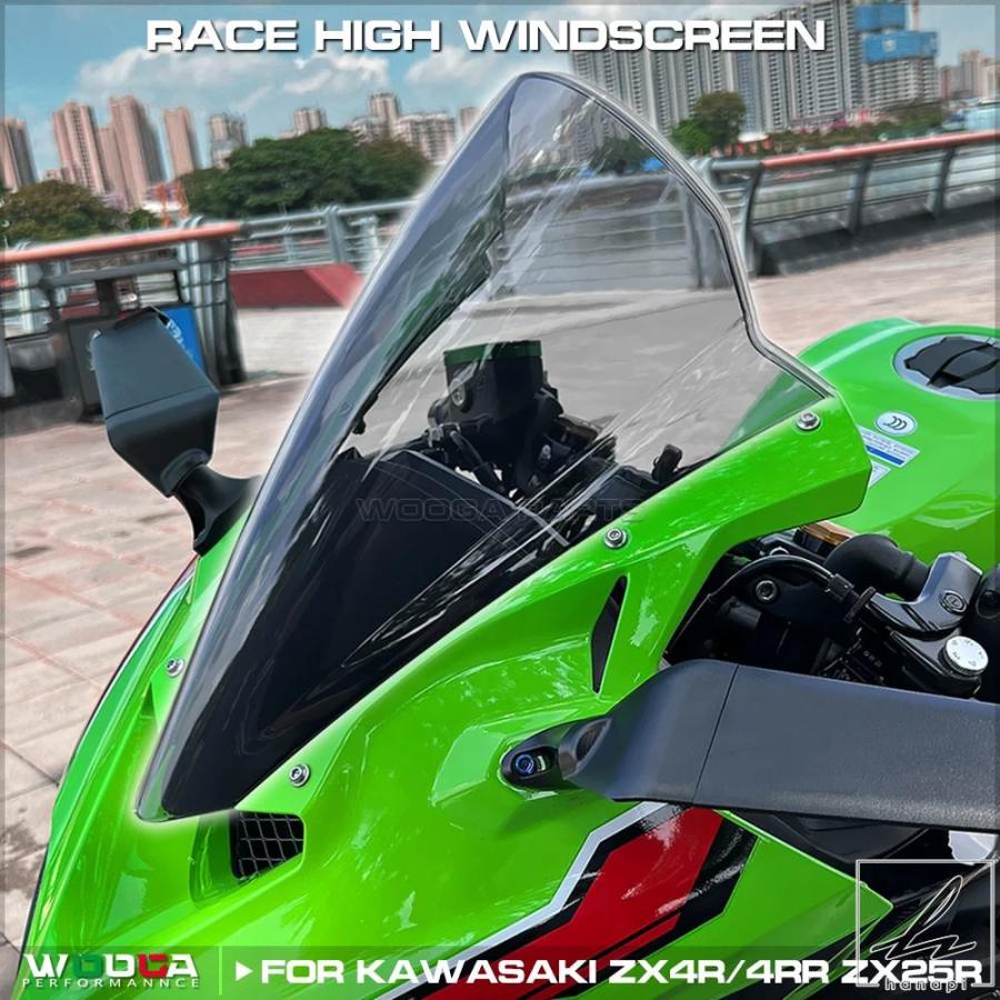 並行輸入品】ZX-4R ZX-25R レースハイウィンドスクリーン