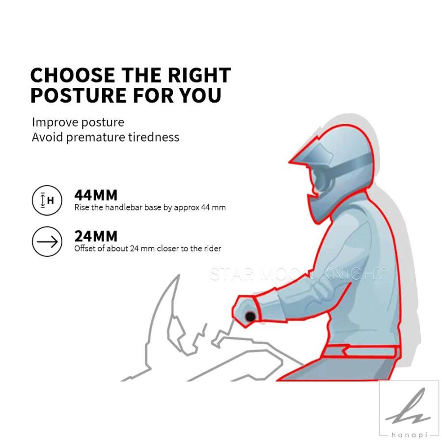 DUCATI DESERTX 2022 2023- オートバイハンドルバーライザー