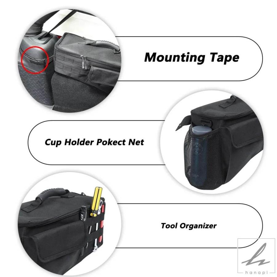 並行輸入品】 ジープ ラングラー JK JL 4ドア 2007-2024 収納