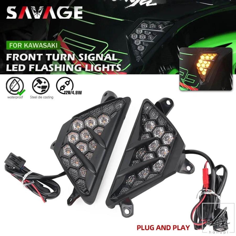 KAWASAKI ZX4R ZX4RR ZX25R NINJA 650 1100SX 500/SE 用 LED
