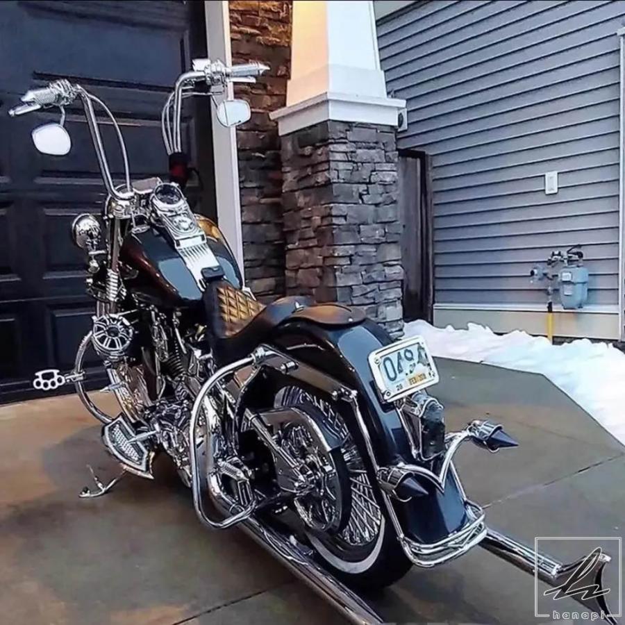 並行輸入品】 ガードクラッシュバー リアサドルバッグガード ハーレー