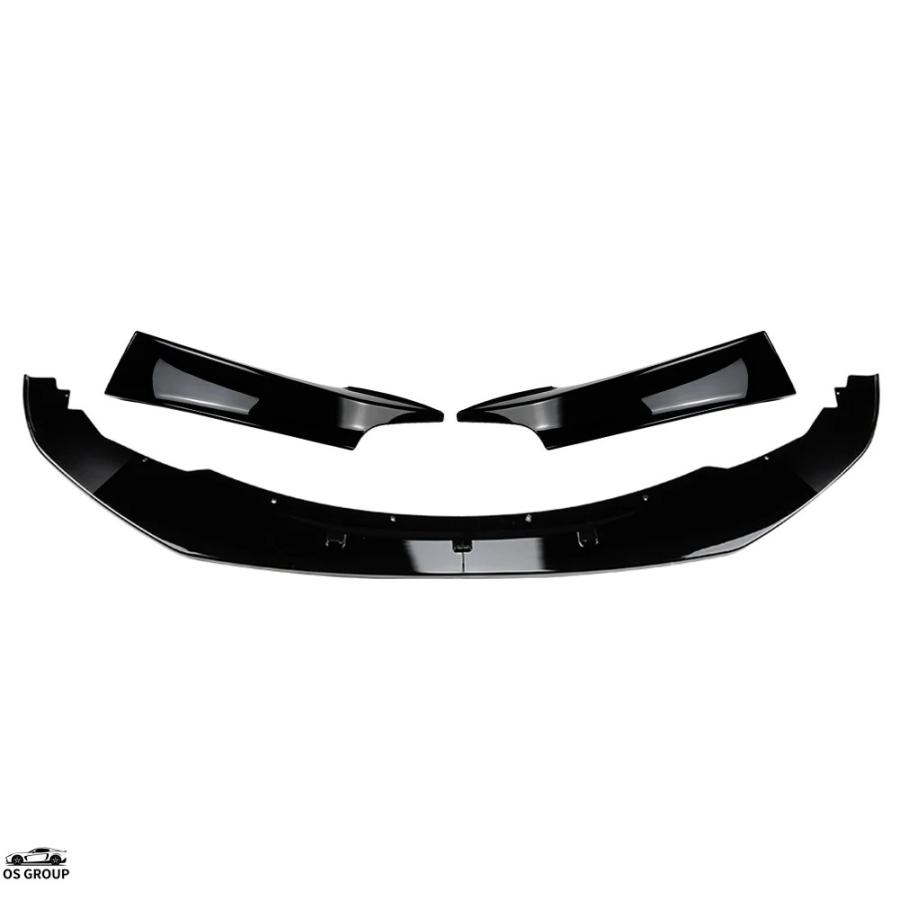 【並行輸入品】 4P フロント バンパー スポイラー リップ+サイド スプリッター カバー キットs BMW 1 シリーズ F20 F21 M スポーツ 2011年 2012年 2013年 2014の画像