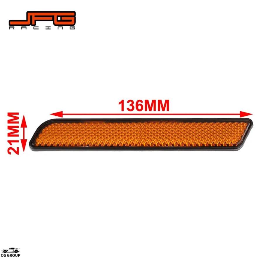 並行輸入品 バイク 2 PCS フロント フォーク サイド リフレクター 反射