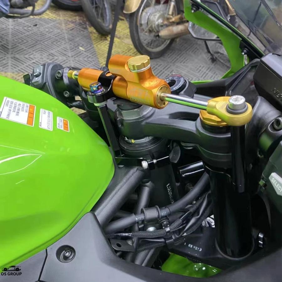 RS125 NX4 NX7 NF4 ステアリングダンパー　セット 並行輸入品 ZX-4R ZX-4RR バイク ステアリング Stabilize ダンパー