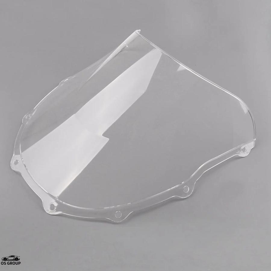 並行輸入品 バイク クリア ダブル Bubble 風防スクリーン 風よけ 風防