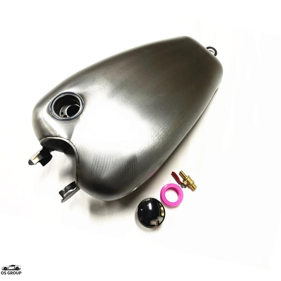 並行輸入品】 7L レトロ バイク ガソリン タンク W/ オイル キャップ