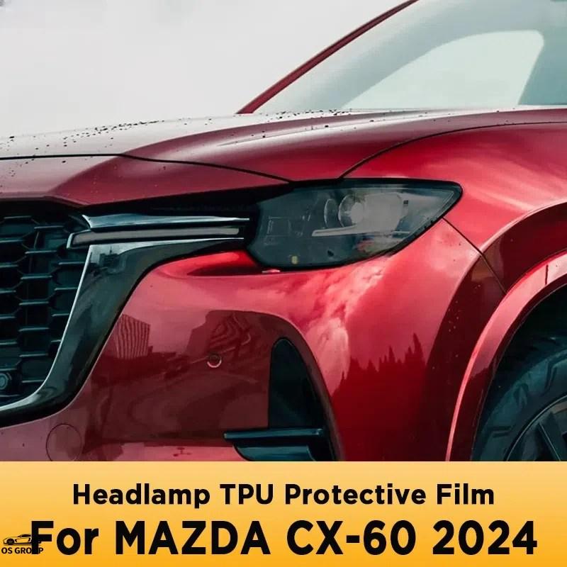 並行輸入品】 マツダ CX-60 2024 CX60 ヘッドライト ブラック 保護