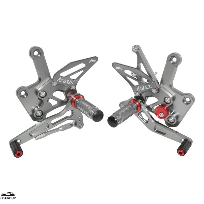 並行輸入品 バイク ZX-4R ZX-4RR 調整可 ライダー リア セット リア