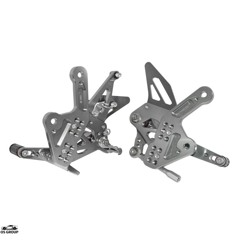 並行輸入品 バイク ZX-4R ZX-4RR 調整可 ライダー リア セット リア