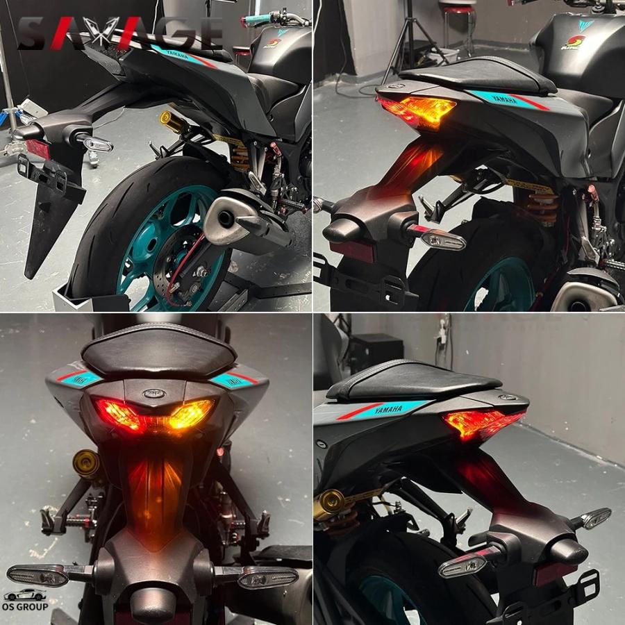 並行輸入品 2024 MT-25 MT03 LED テールライト ヤマハ YZF-R3 YZF-R25