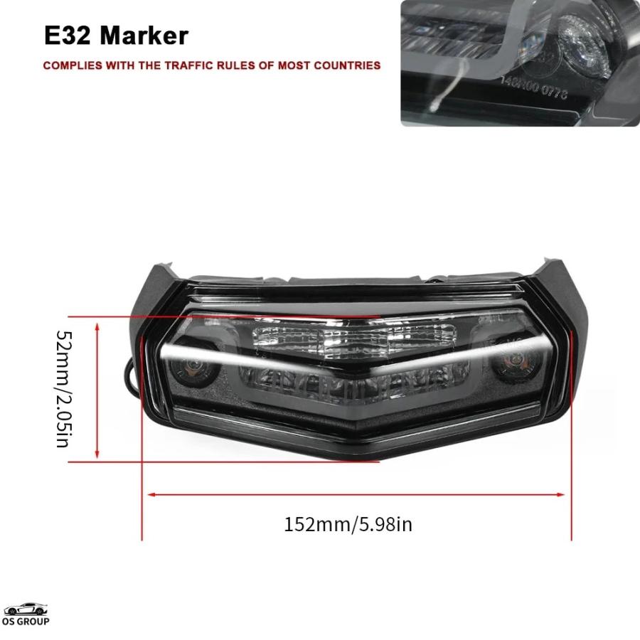並行輸入品 ヤマハ テネレ700 LED テール ブレーキ ライト ウィンカー