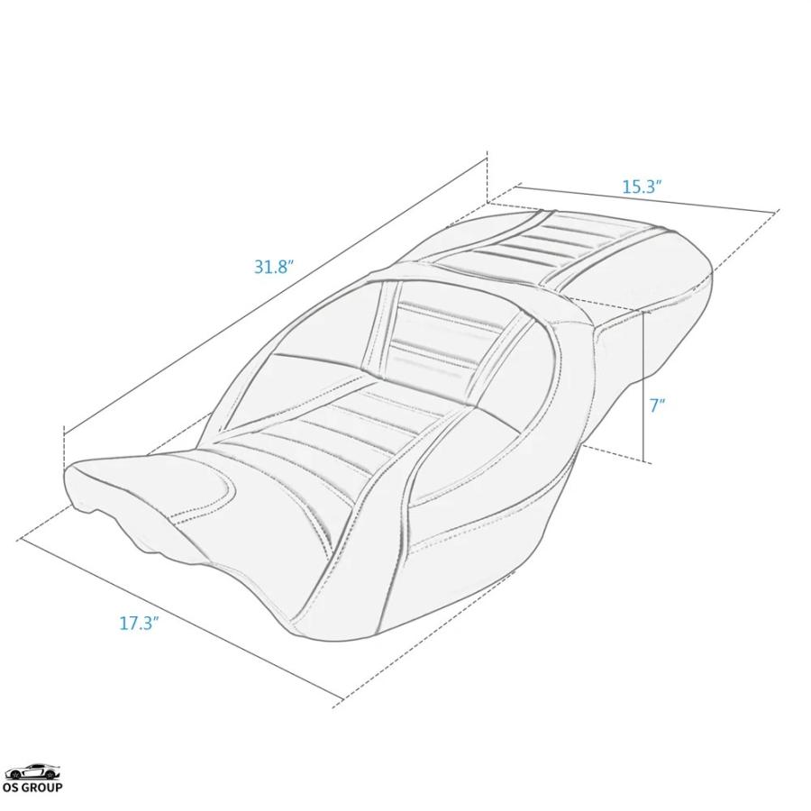 専用ページ 並行輸入品】 バイク ライダー ワン-Piece シート クッション ハーレー