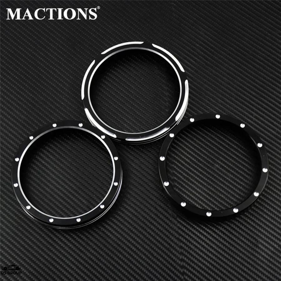 並行輸入品】 バイク CNC スピード メーター ベゼル カバー Cut Billet