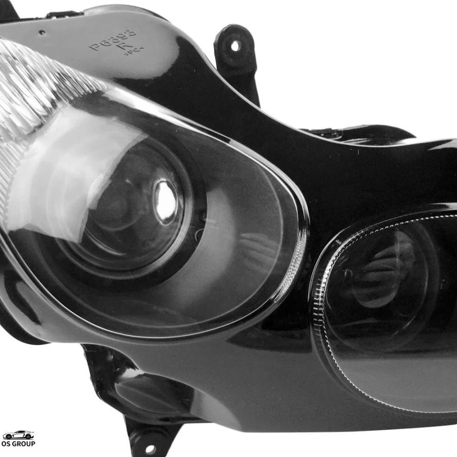 【並行輸入品】 バイク フロント ヘッドライト ランプ アセンブリ カワサキ ニンジャ ZX-14R 2006年 2007年 2008年 2009年 2010年 2011年 クリア レンズ カスタの画像