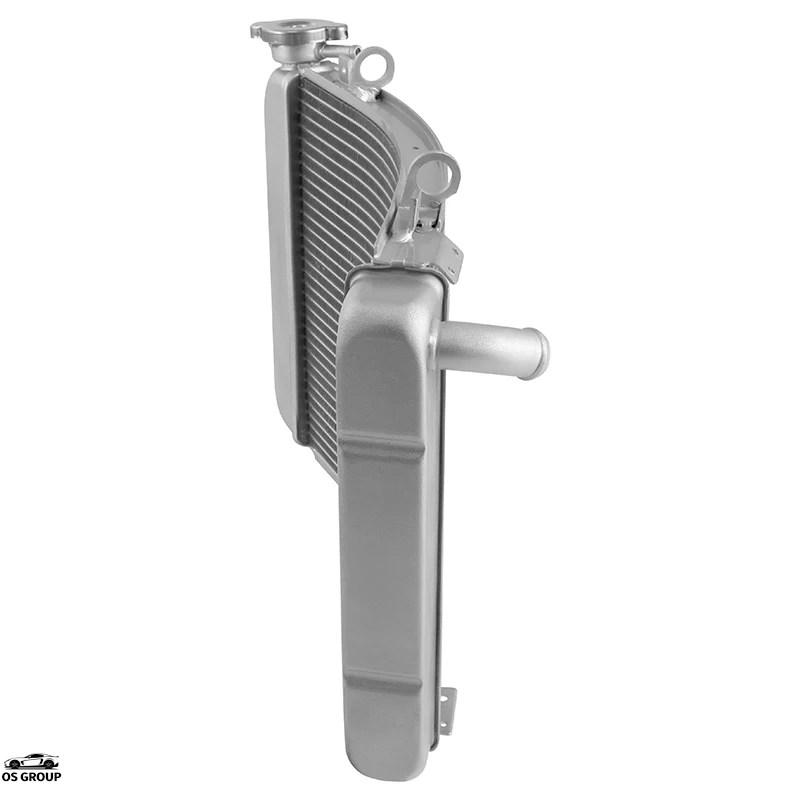 並行輸入品】 バイク シルバー エンジン ラジエーター 冷却 クーラー