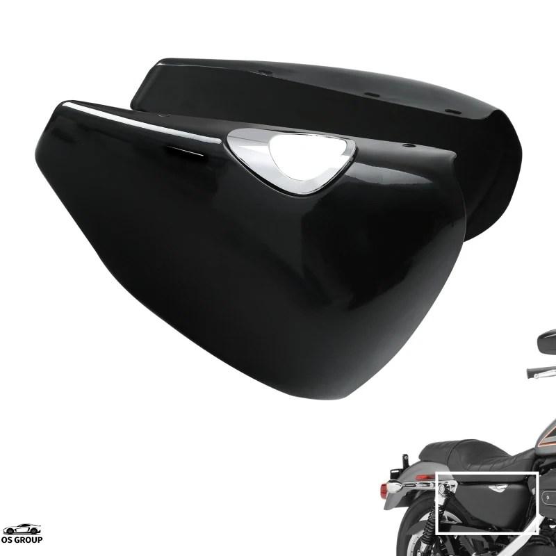 並行輸入品 バイク 左 右 バッテリー サイド カバー ハーレー スポーツ
