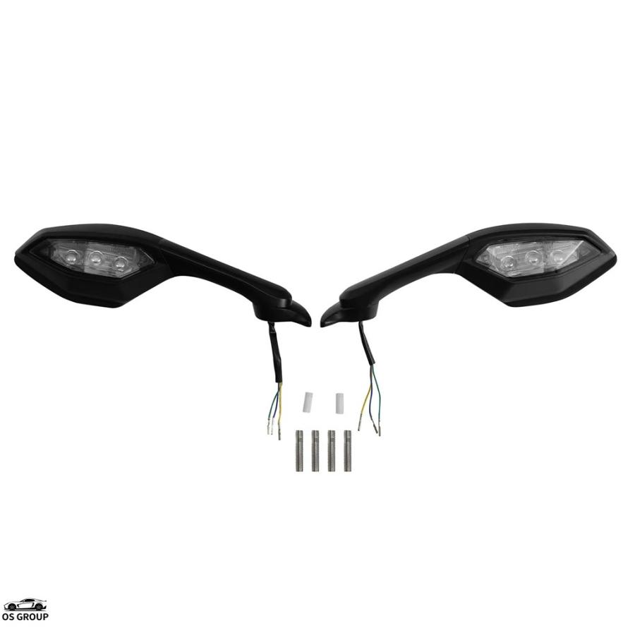 並行輸入品】 ミラー LED ウィンカー ヤマハ YZF R6 2017年-2022年 R1