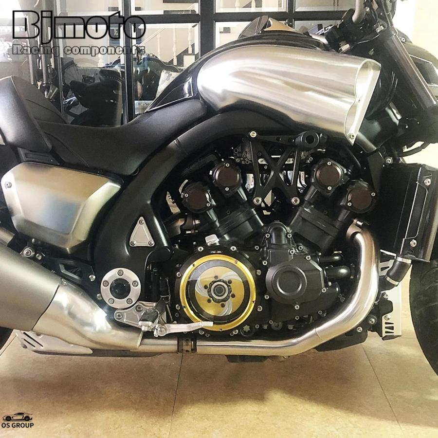 並行輸入品】 バイク エンジン クリア クラッチ カバー ヤマハ Vmax V