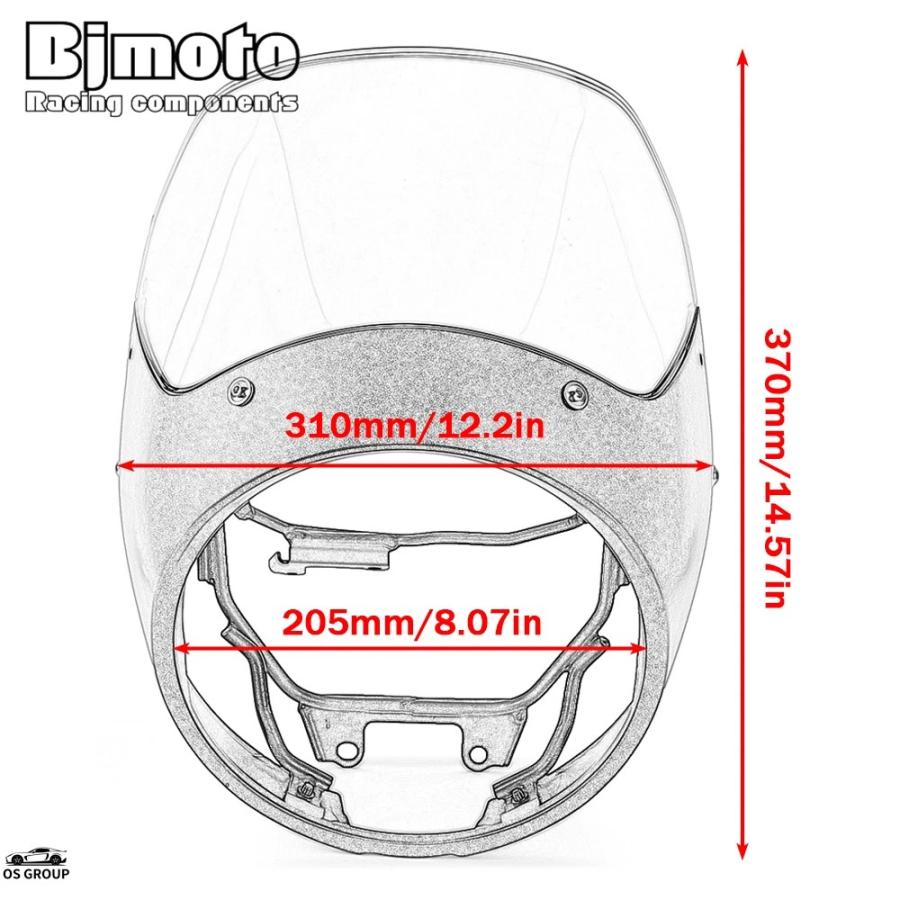 専用オーダーページ 並行輸入品 GB 350 S バイク ヘッドライト 風防スクリーン 風よけ 風防