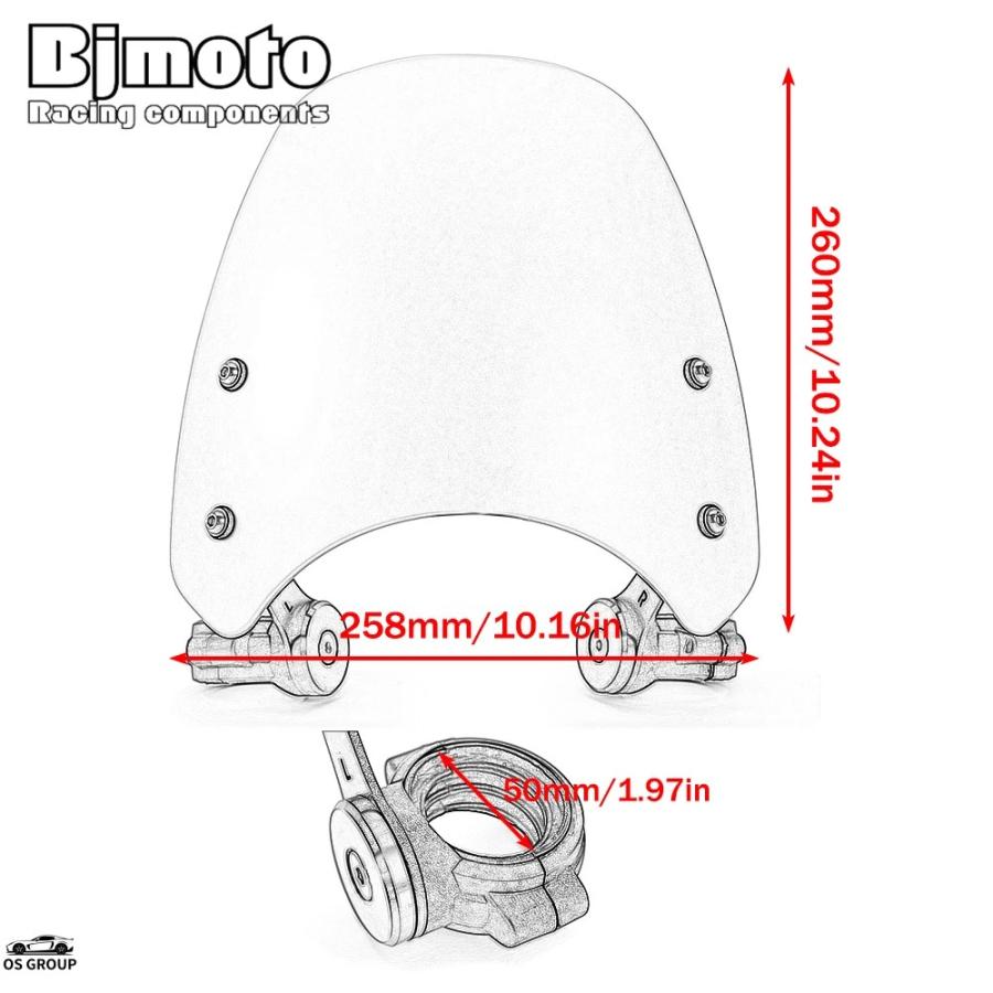 DART Piranha シールド スクリーン トライアンフ ボンネビルボバー DART Piranha シールド スクリーン トライアンフ ボンネビルボバー