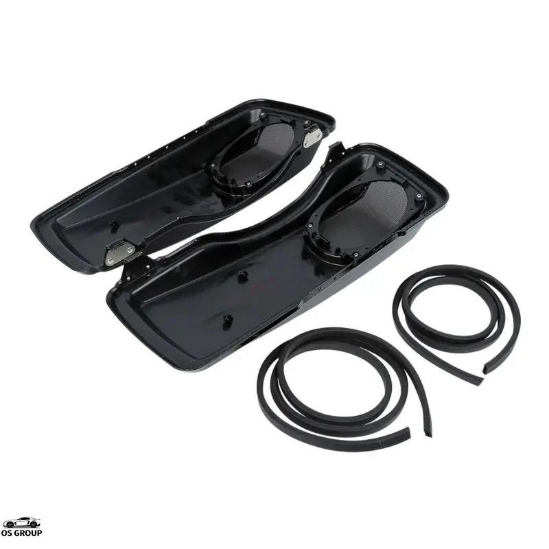 並行輸入品】 バイク 5x7 スピーカー サドルバッグ s ハーレー 