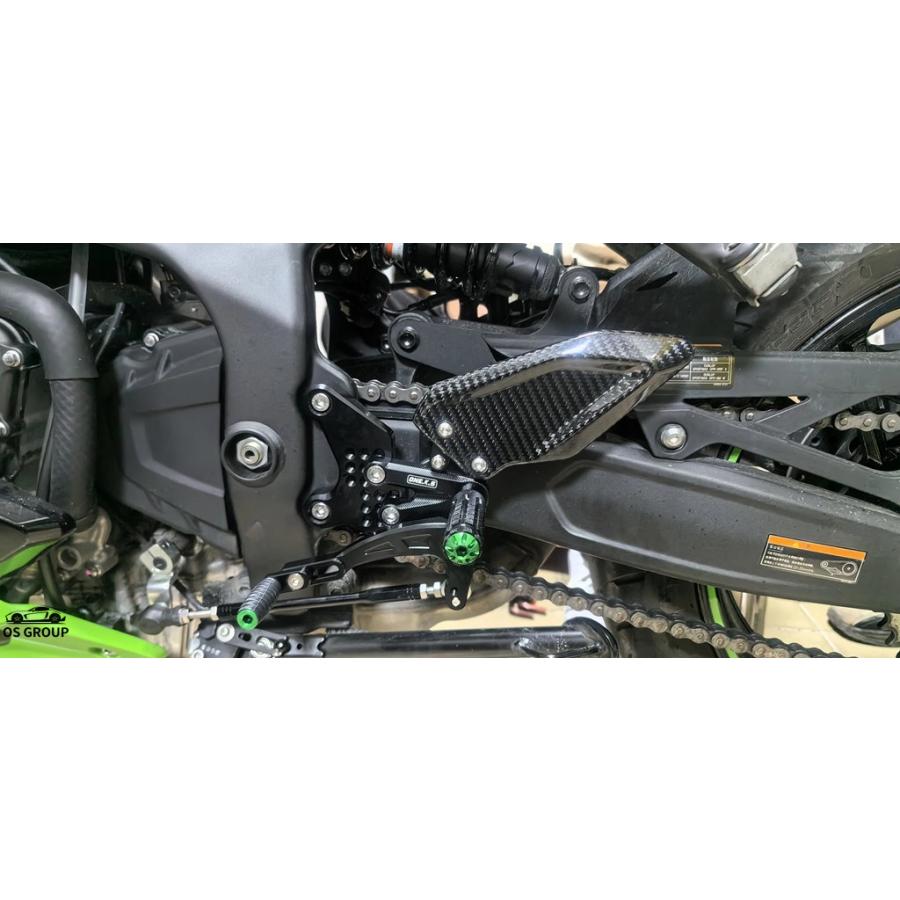 並行輸入品 ZX-4R バイク CNC アルミ 調整可 フット セット Rest