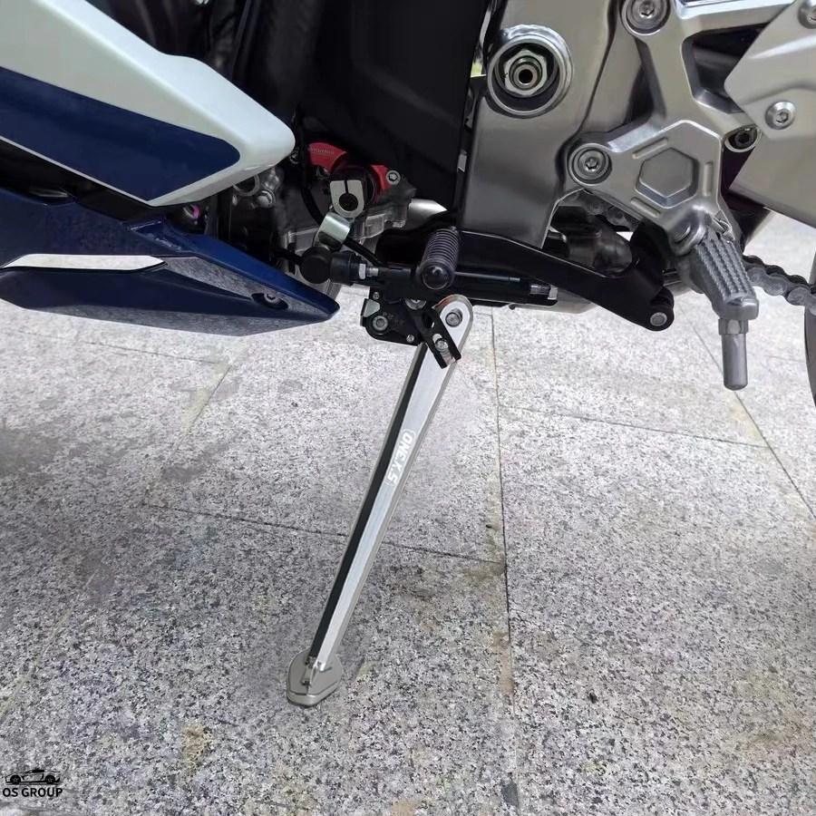 並行輸入品 ZX4R アルミ 金属 バイク サイド スタンド フット プレート