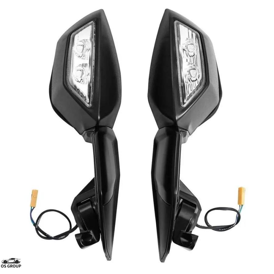 並行輸入品】 バイク リア ミラー LED ウィンカー カワサキ ニンジャ