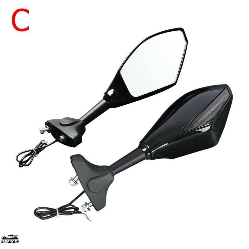 並行輸入品】 バイク LED ウィンカー View ミラー カワサキ ZX-6R