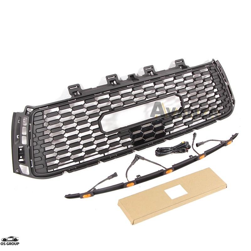 並行輸入品】 フロント グリル ライト TRD レーシング トヨタ タンドラ