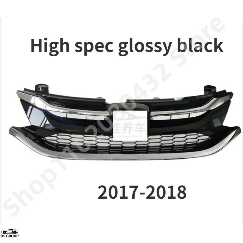 並行輸入品】 メッキ / ブラック フード フロント グリル ホンダ