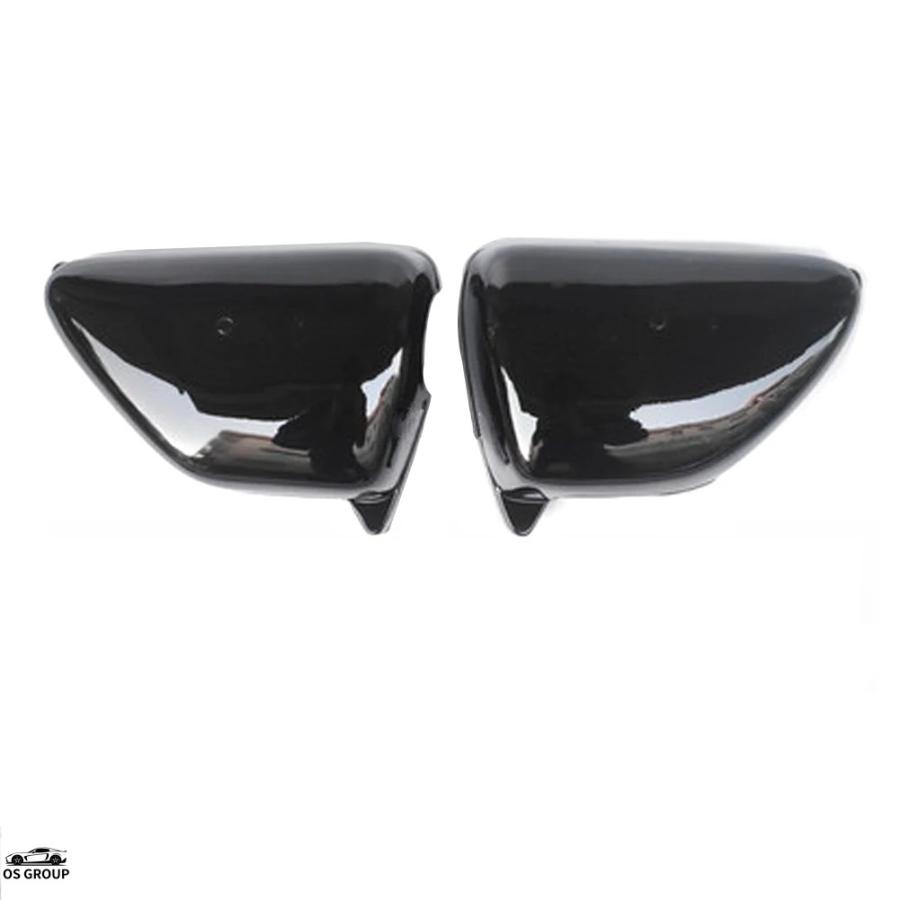 並行輸入品 レトロ バイク サイド カバー ブラック ホンダ CG125 CG110