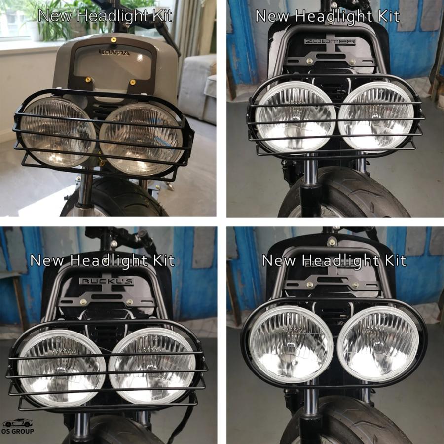 ★支払い総額6.8万円★走行テスト済み！早い者勝ち！ホンダ ズーマー50 AF58 社外マフラー！LEDヘッドライト！ヘッドライトカバー！ ホンダ 用 AF58 ズーマー ZOOMER LEDヘッドライト ステーセット ダブル