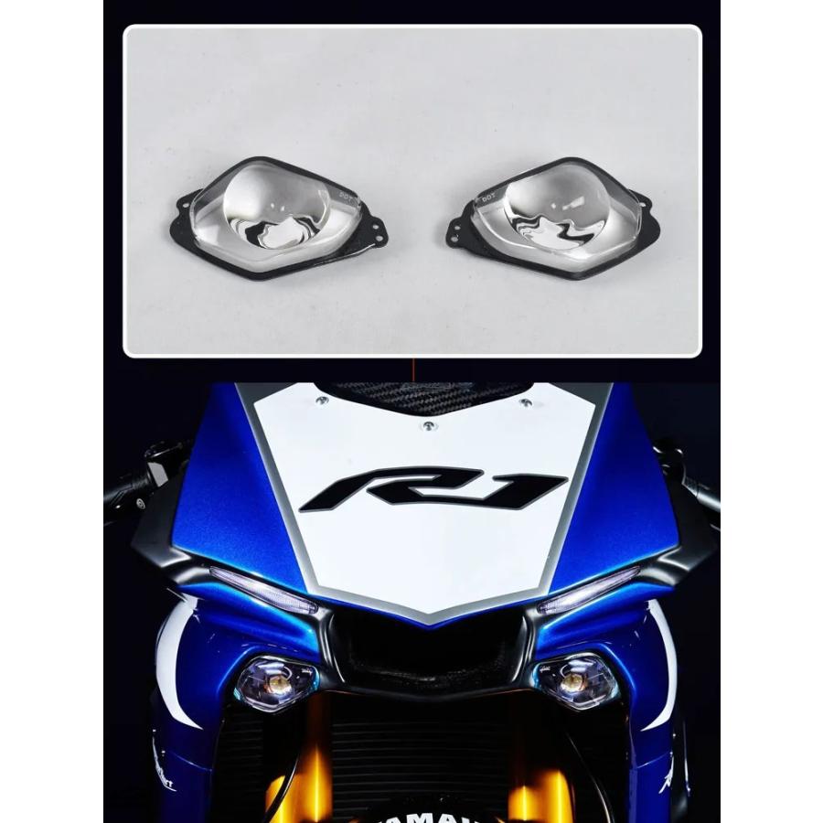 並行輸入品 バイク ヘッドライト カバー ヤマハ YZF-R1 YZF-R6 MT-10