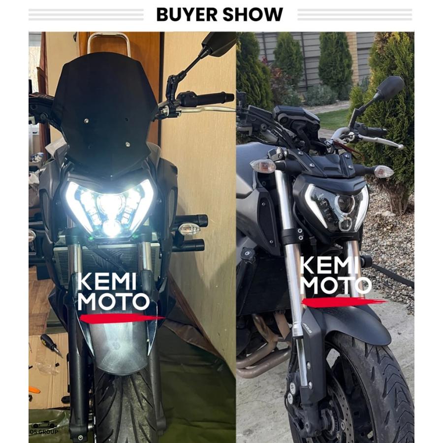 並行輸入品】 ヘッドライト MT09 LED ランプ 2014年-2016年 ヤマハ MT