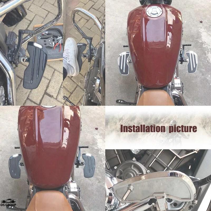 並行輸入品】 Indian Scout 2016年-2018年 フロント フット ペグ