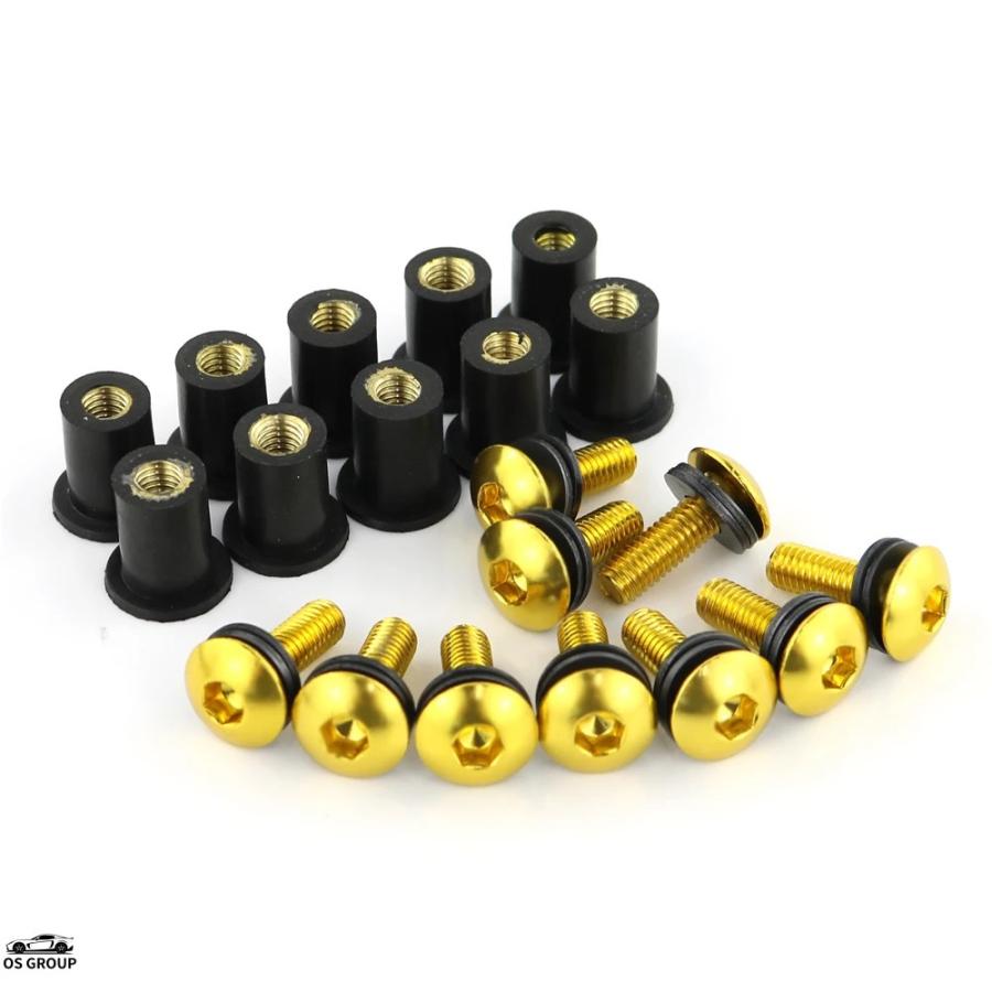 並行輸入品 10 Pcs M5*16 風防スクリーン 風よけ 風防 ウインド