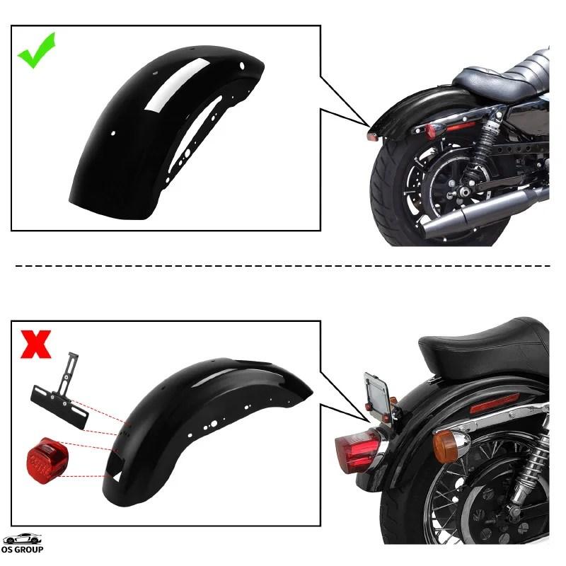 2004年XL1200Rリアフェンダー 並行輸入品 バイク リア フェンダー ハーレー スポーツスター XL 883