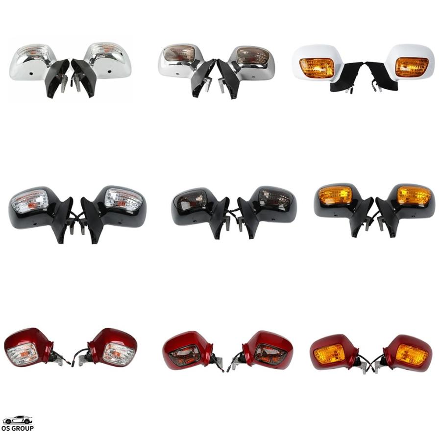 並行輸入品 バイク リア サイド ミラー ウィンカー ホンダ ゴールド