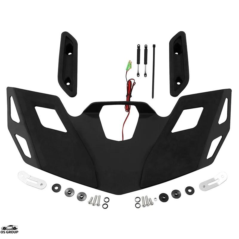 【並行輸入品】 バイク リア トランク ラゲッジ ラック LED ブレーキ ライト ランプ ホンダ GL1800 2021年 2022年 2023 カスタム パーツの画像
