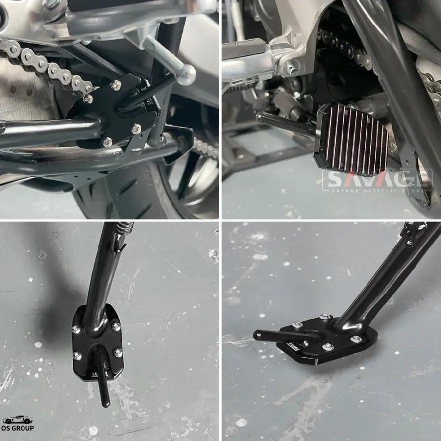 並行輸入品 サイド スタンド プレート ヤマハ MT09 MT07 トレーサー 7