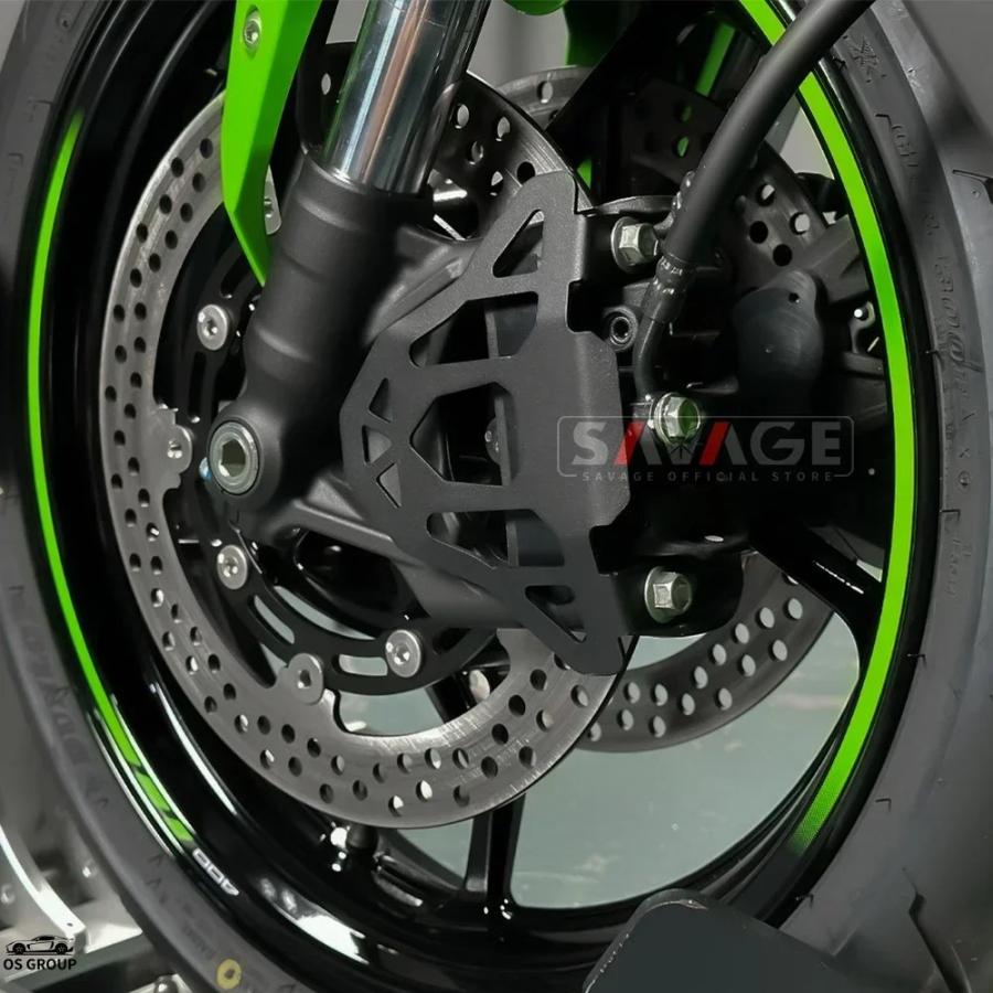 並行輸入品 フロント ブレーキ Caリップer プロテクター カワサキ ZX4R