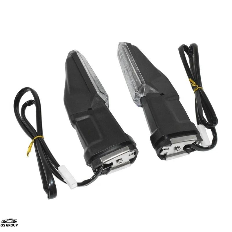 Clignotants Avant LED Fumés Pour Kawasaki Ninja 250/300/400/650/1000/ZX-6R (2013-2021) - Étanches, Anti-polarité Inversée - 2