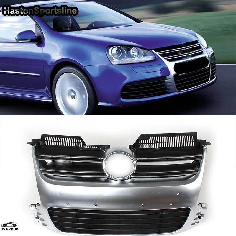 並行輸入品 R32 MK5 ゴルフ 5 シルバー フロント グリル